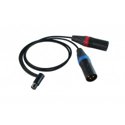 Cable Techniques - 24" LPS Low-Profile to Straight cable for Lectro SRc5P outs