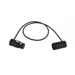 Cable Techniques - Low-Profile XLR-3 to XLR-5 Mono Split cable for Camera-Mounted Mic, ARRI/Venice