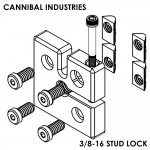 Cannibal Industries - 3/8-16 Stud Lock