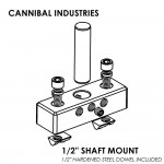 Cannibal Industries - 1/2" Shaft Mount for 80/20-10