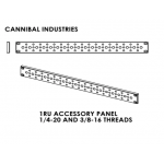 Cannibal Industries - 1RU Accessory Panel 