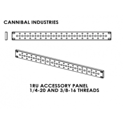 Cannibal Industries - 1RU Accessory Panel 