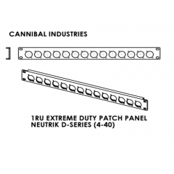 Cannibal Industries - Patch Panel 1RU