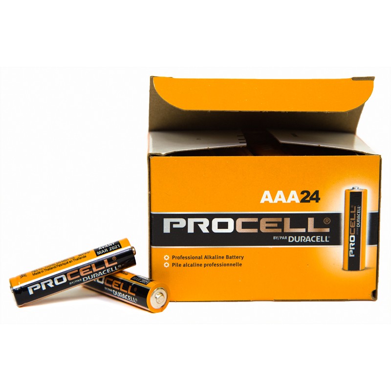 Duracell Procell AAA 1.5V Alkaline Batteries - Box of 24