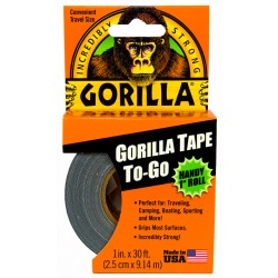 Gorilla Tape - To Go (Black / 1" x 10 yds)