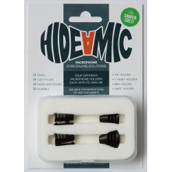 Hide-a-mic - Set of 4 Different Lavalier Holders