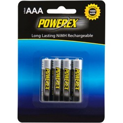 Powerex - Rechargeable AAA NiMH Batteries (4-pack)  