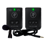 MACKIE - EM-WAVE Wireless Clip-On Lavalier Microphone System