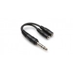 HOSA - YMP-234 Y Cable (1/4" TRS to Dual 3.5 mm TRSF)