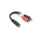 HOSA - YMR-197 Stereo Breakout (3.5 mm TRSF to Dual RCA)